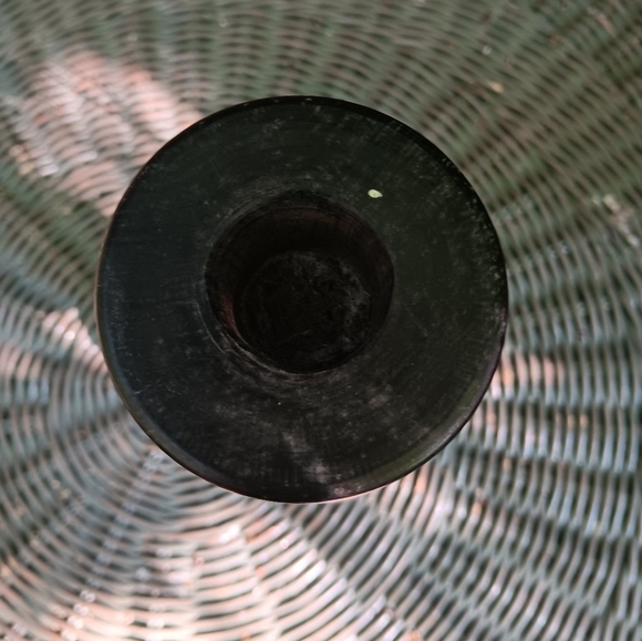 Vintage Ebony Wood hand carved elephant candlestick candle holder - Picture 5 of 10